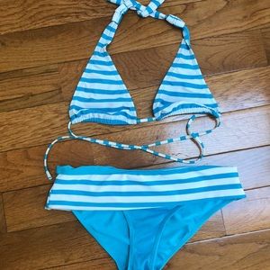 Stripped swimsuit